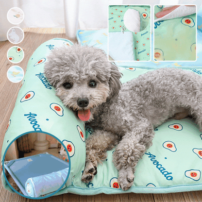 50% RABATT | CoolPetty™ - Kühlmatte aus Eis-Seide für Hunde und Katzen [Letzter Tag Rabatt]