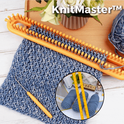 50% RABATT | KnitMaster - Strickwebstuhl-Set [Letzter Tag Rabatt]