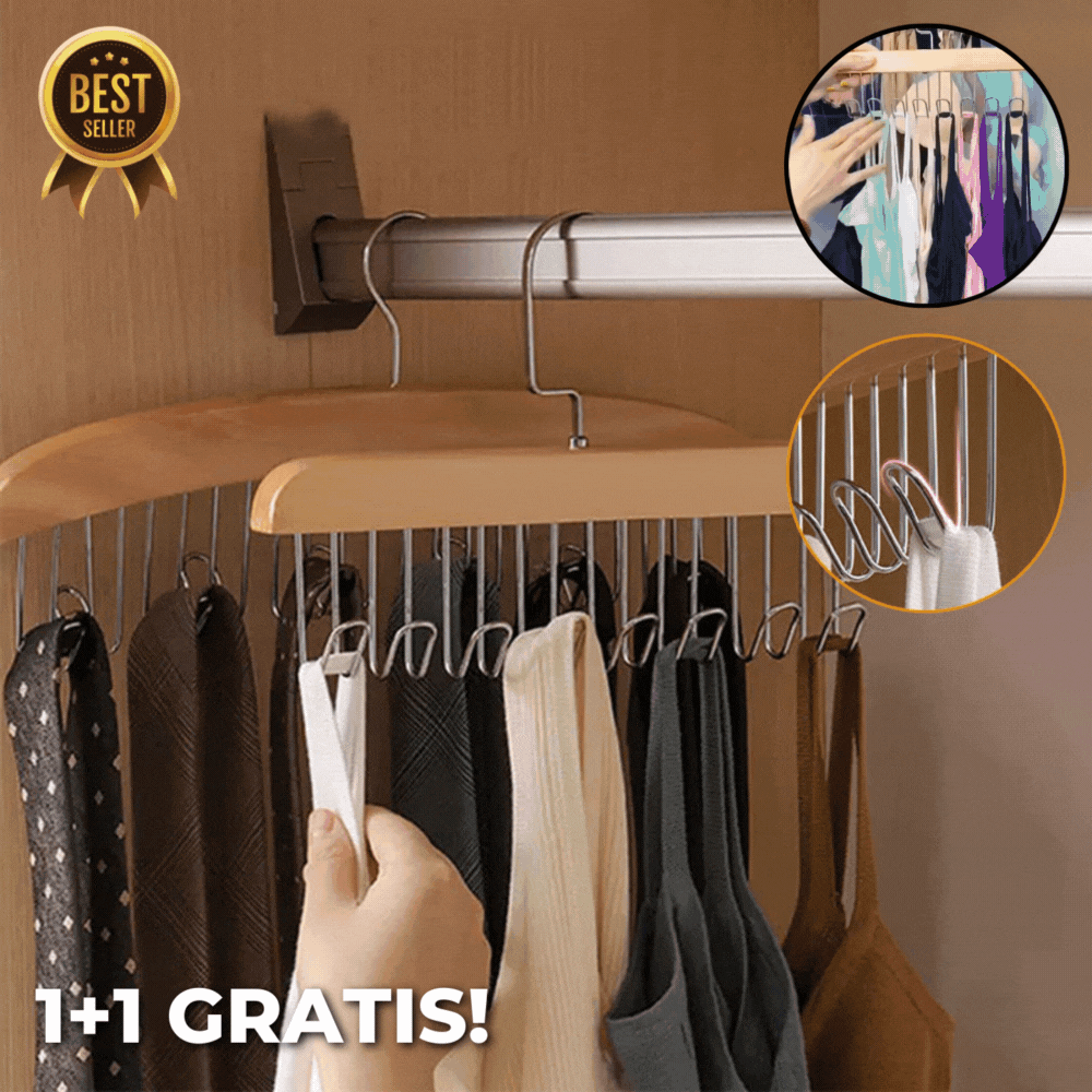 1+1 GRATIS | MultiHanger™ - 8 Mal mehr Platz im Kleiderschrank! [Letzter Tag Rabatt]