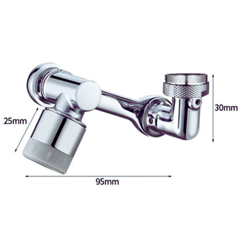 1+1 GRATIS | AquaTwist™ - 360° schwenkbarer Wasserhahn mit verstellbarer Brause [Letzter Tag Rabatt]
