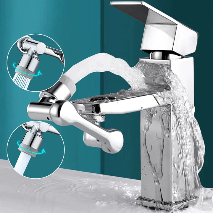 1+1 GRATIS | AquaTwist™ - 360° schwenkbarer Wasserhahn mit verstellbarer Brause [Letzter Tag Rabatt]