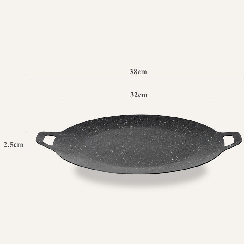 50% Rabatt | MasterPan - Runde Antihaft-Grillpfanne