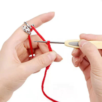 1+1 GRATIS | RingCrochet - Schmerzfreies Stricken & endlose Kreativität [Letzter Tag Rabatt]