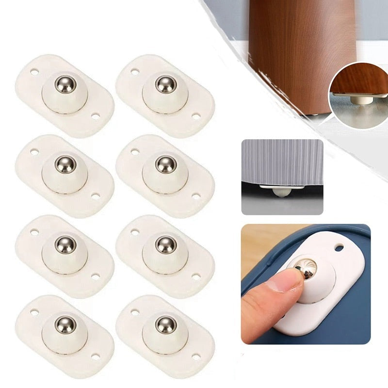 50% Rabatt | TinyWheels - Selbstklebende Universal-Räder, 360° beweglich (8er-Set)