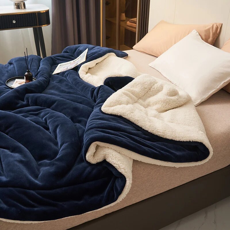 VeluWool™ - Doppelseitige Decke für Sofa oder Bett [Letzter Tag Rabatt]