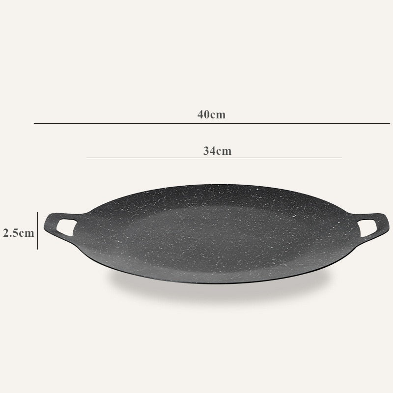 50% Rabatt | MasterPan - Runde Antihaft-Grillpfanne