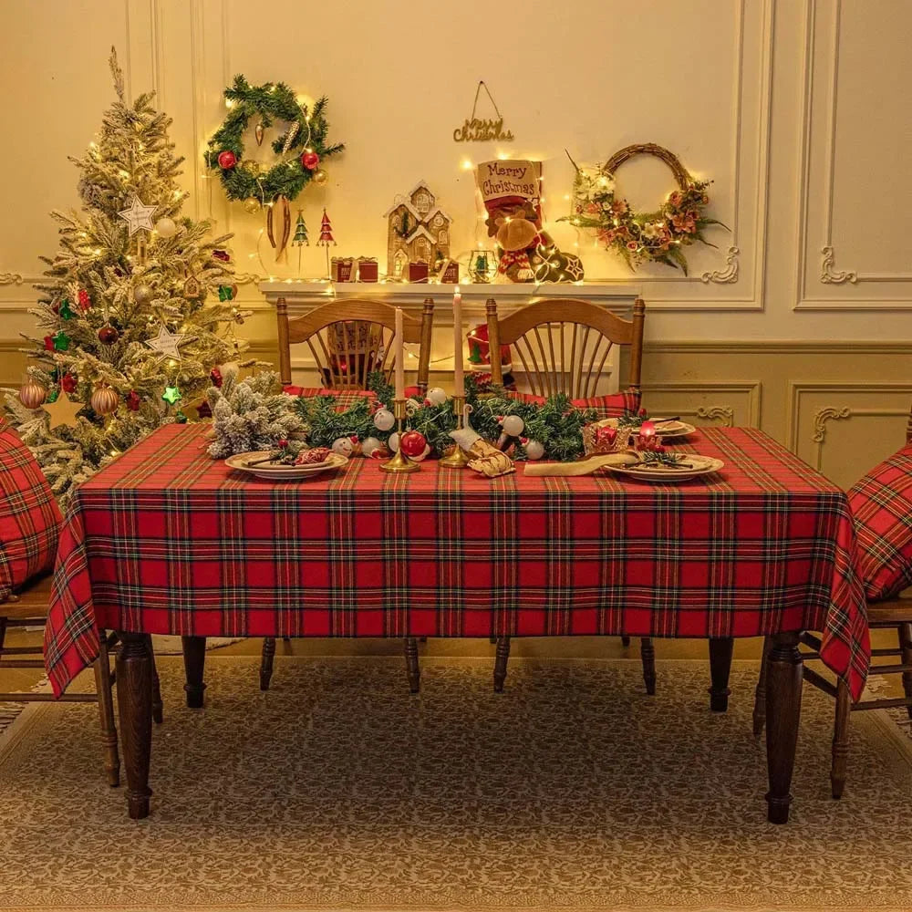 WarmHoliday™ - Kariertes Tischtuch Weihnachten [Letzter Tag Rabatt]