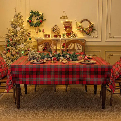 WarmHoliday™ - Kariertes Tischtuch Weihnachten [Letzter Tag Rabatt]