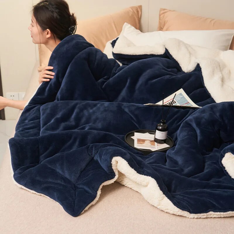 VeluWool™ - Doppelseitige Decke für Sofa oder Bett [Letzter Tag Rabatt]