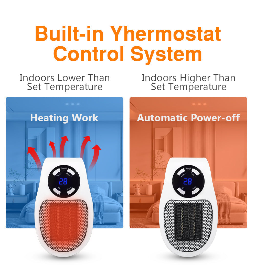 50% RABATT | ThermaVent™ - Tragbarer elektrischer Heizlüfter [Letzter Tag Rabatt]