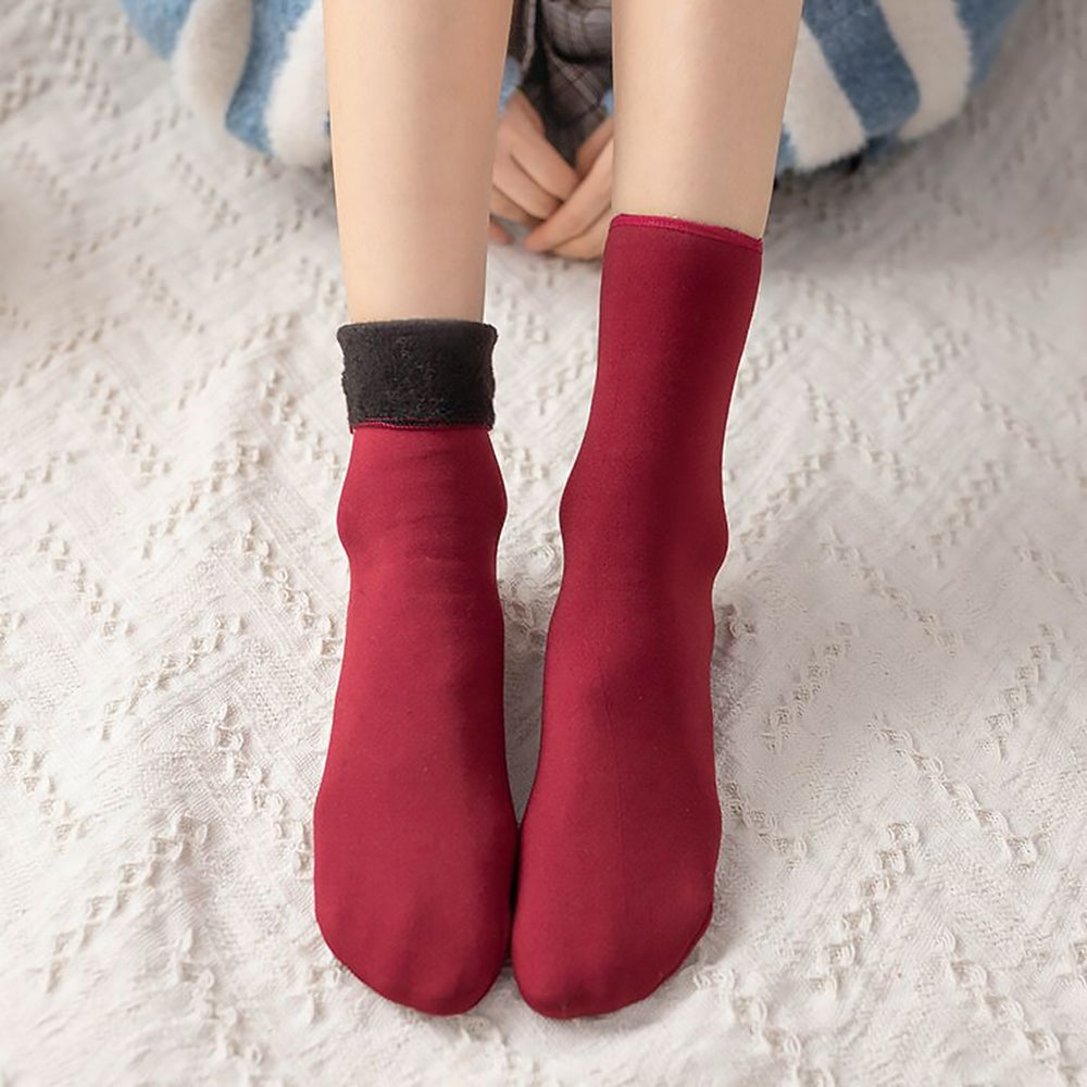 (4+4 GRATIS) | WarmFeet - Winter-Samt-Socken