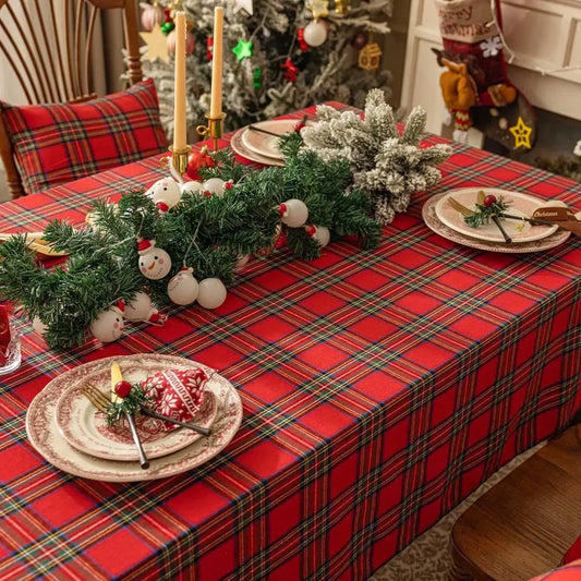 WarmHoliday™ - Kariertes Tischtuch Weihnachten [Letzter Tag Rabatt]