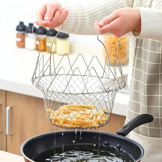 50% Rabatt | FryingBasket™ - Zusammenklappbarer Kochkorb