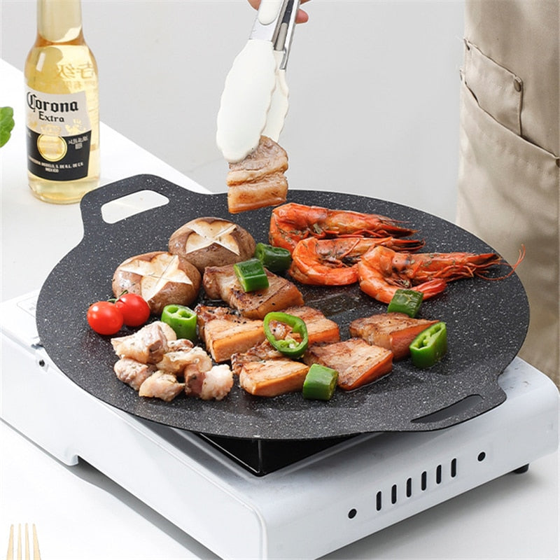 50% Rabatt | MasterPan - Runde Antihaft-Grillpfanne