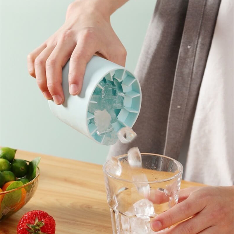 50% RABATT | FrozenIce™ - Tragbarer Silikoneiswürfelbereiter mit Deckel [Letzter Tag Rabatt]