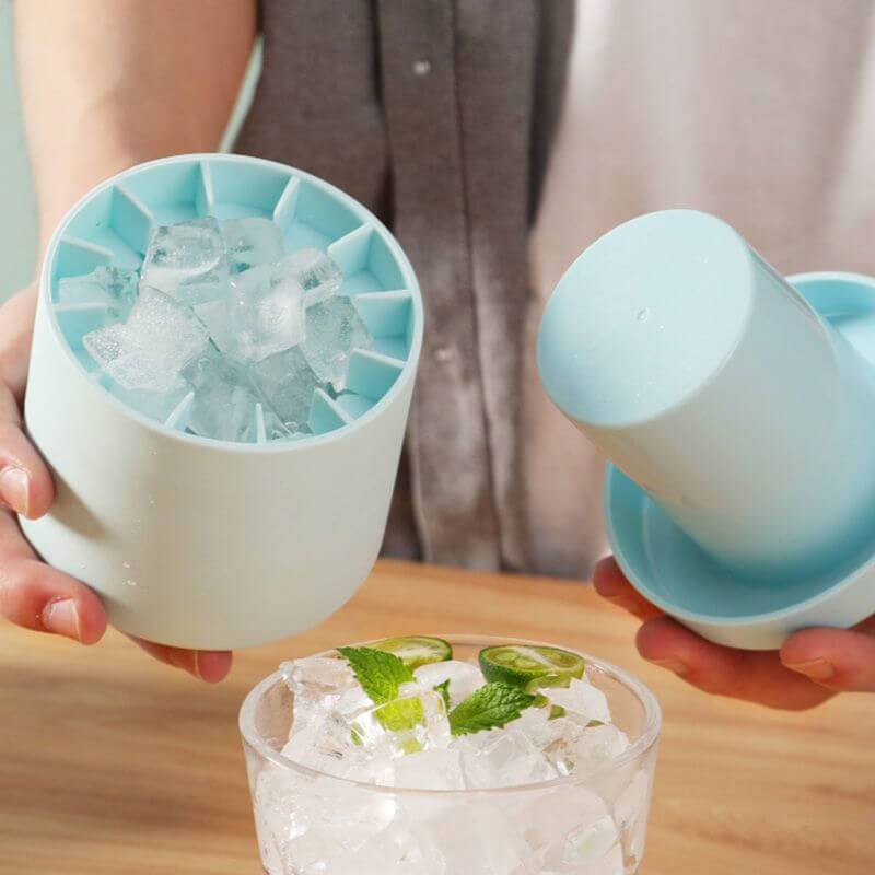 50% RABATT | FrozenIce™ - Tragbarer Silikoneiswürfelbereiter mit Deckel [Letzter Tag Rabatt]