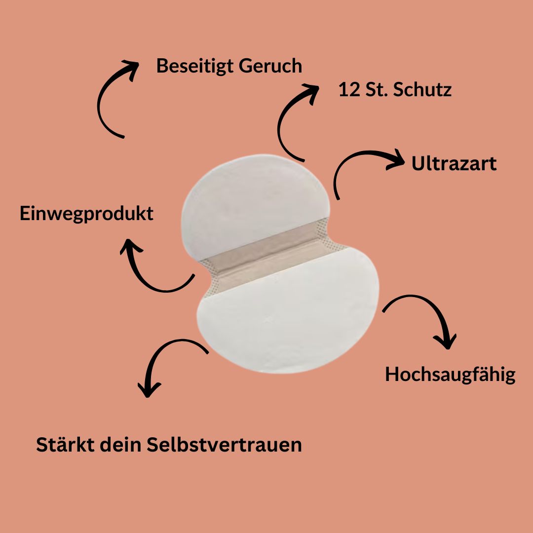 TROCKNI selbstklebende Achselpads