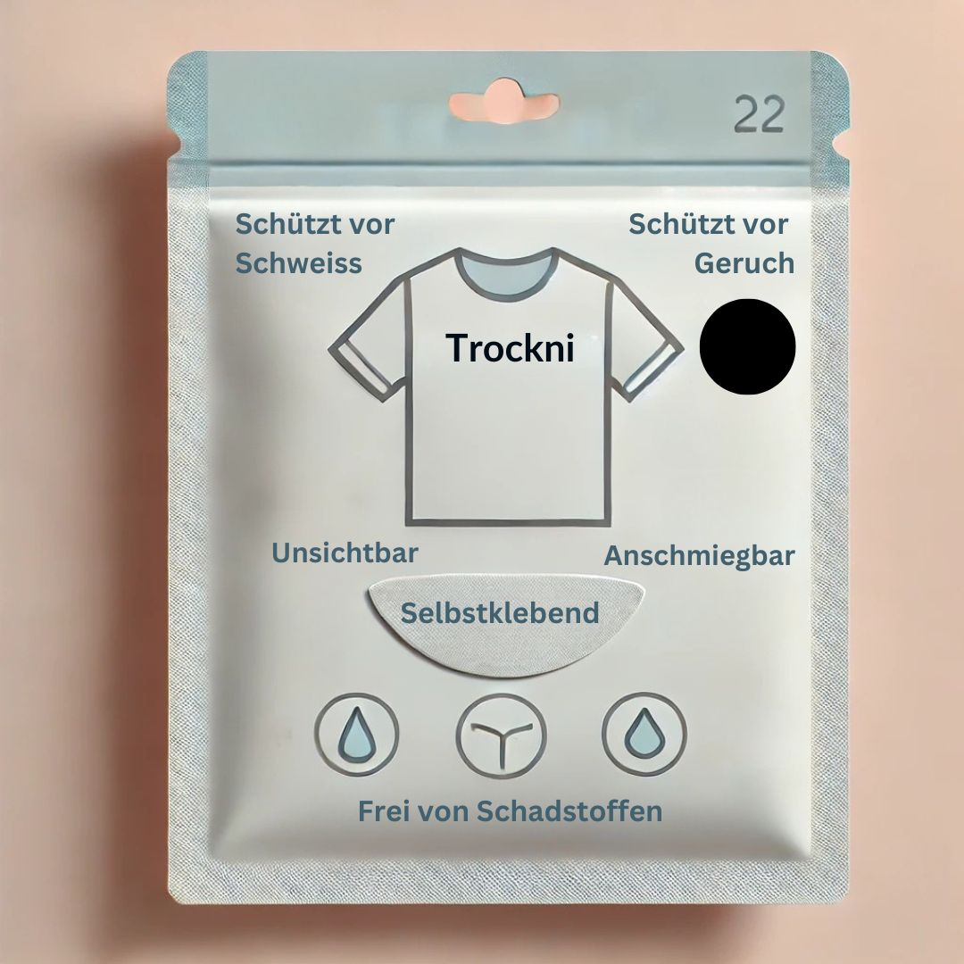 TROCKNI selbstklebende Achselpads