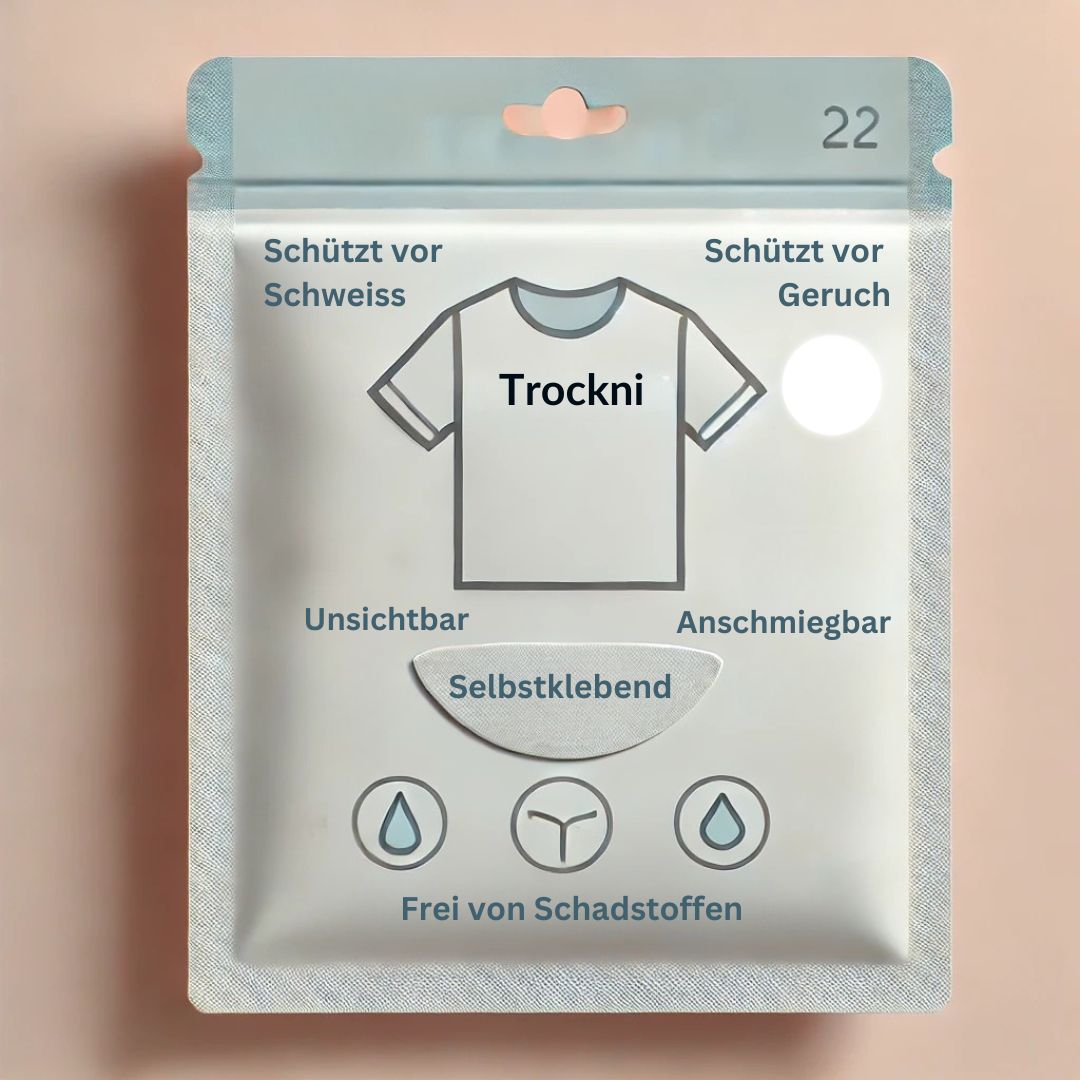 TROCKNI selbstklebende Achselpads