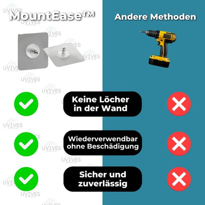 5+5 GRATIS | MountEase™ - Lochfreie Schraubhaken [Letzter Tag Rabatt]