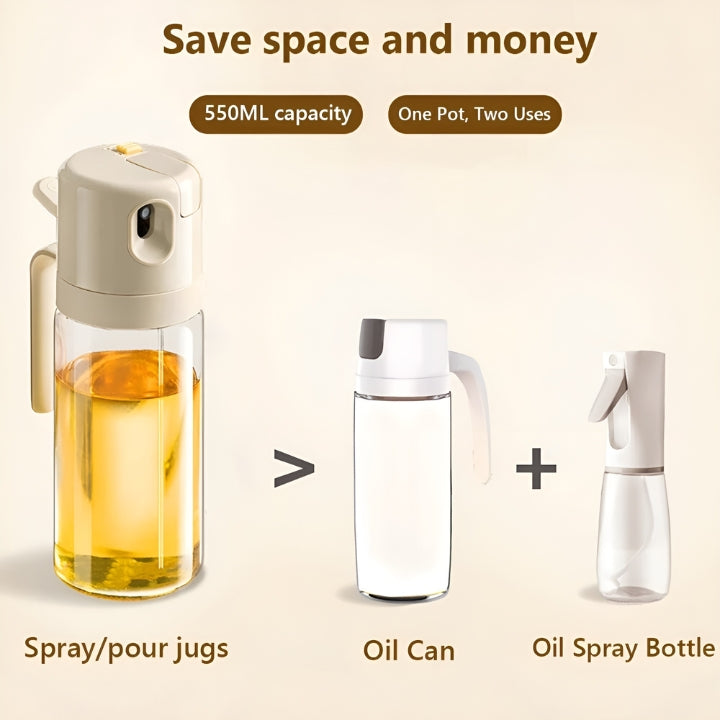 SprayTaste - 2 in 1 Ölsprühflasche [Letzter Tag Rabatt]