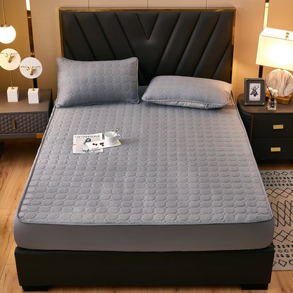 50% RABATT | CushioLux - Atmungsaktiver seidiger Matratzenbezug [Letzter Tag Rabatt]
