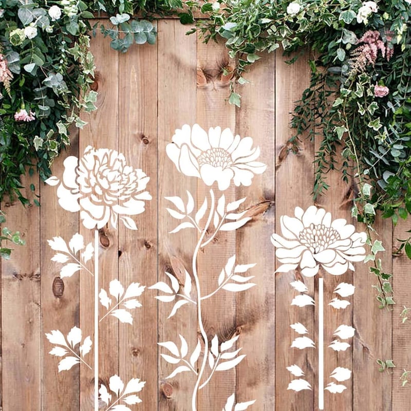 BloomCraft™ - Blühende Blumen Schablonen-Set [Letzter Tag Rabatt]