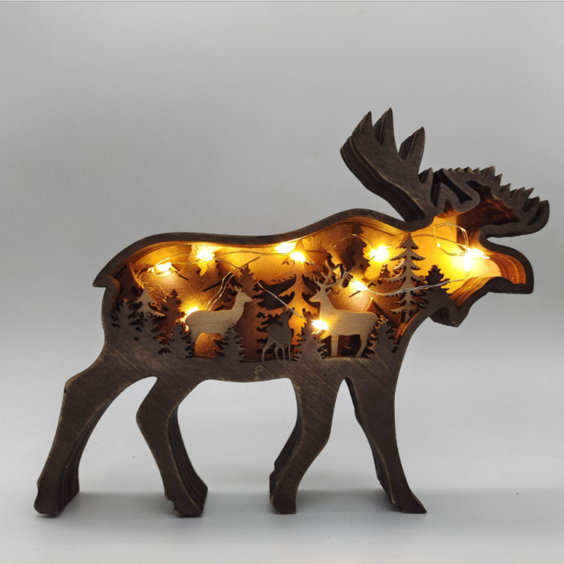 WoodenCrafts - Kreative Wald Tier Dekoration