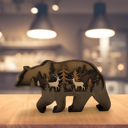 WoodenCrafts - Kreative Wald Tier Dekoration