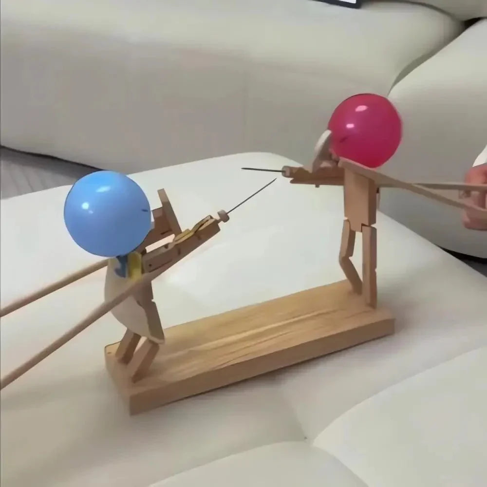 50% RABATT | WoodKnights - Ballon-Bambus-Mann-Schwertkampf - Inkl. 100 Ballons [Letzter Tag Rabatt]