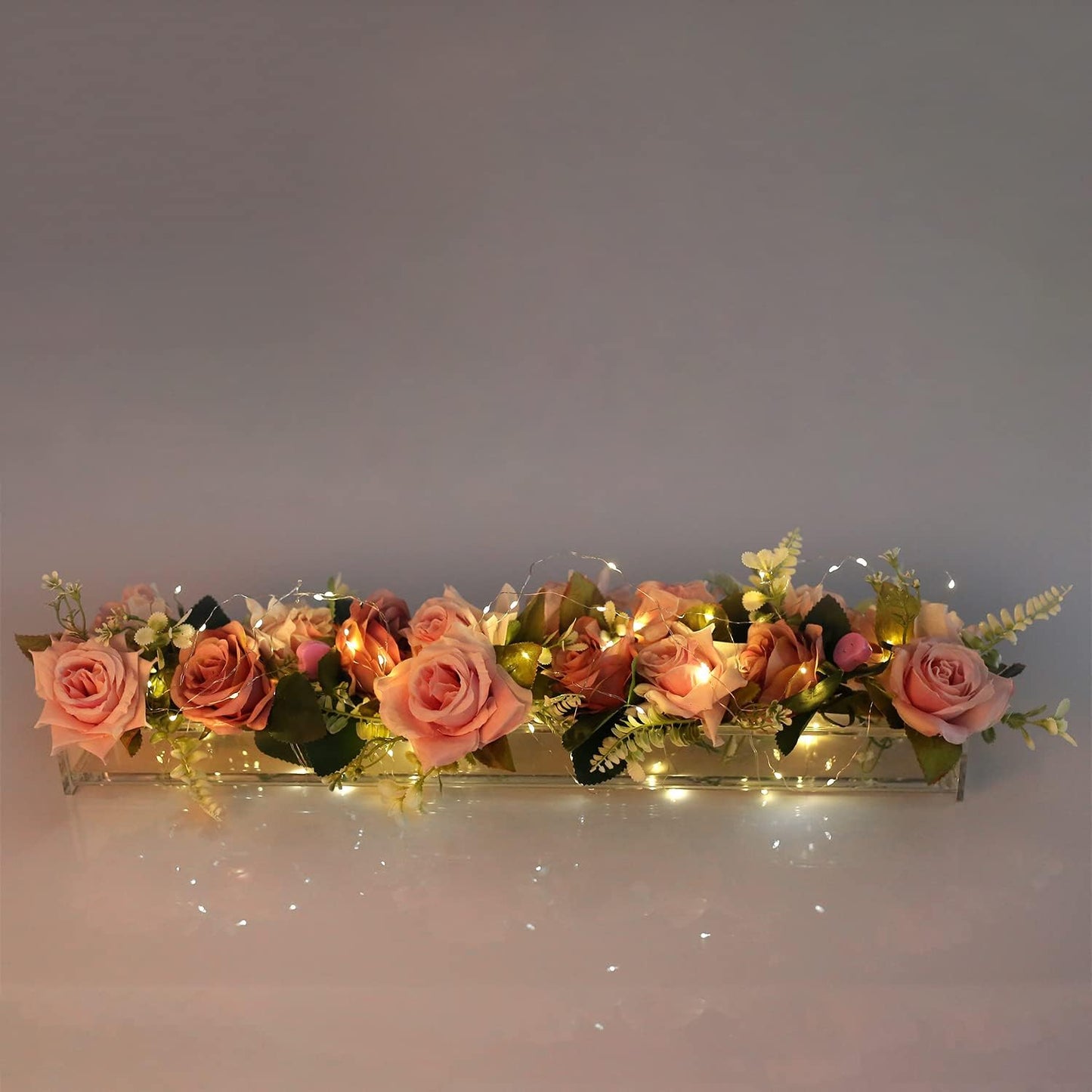 50% RABATT | FlowerVista - Platzsparende Blumenstraußvase aus Acryl