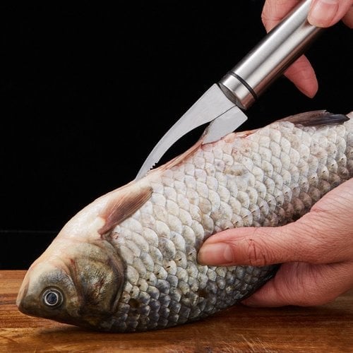 50% RABATT | FreshFish - Multifunktionales Garnelenleinen-Fischmaul-Messer [Letzter Tag Rabatt]