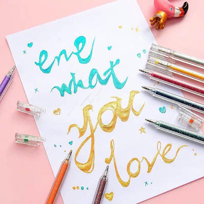 GelPen - 18 Farben Flash Gel Stift