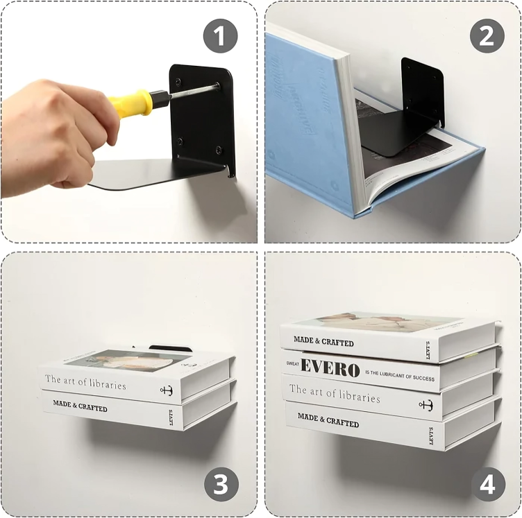 AirStack - Unsichtbare schwebende Bücherregale [Letzter Tag Rabatt]