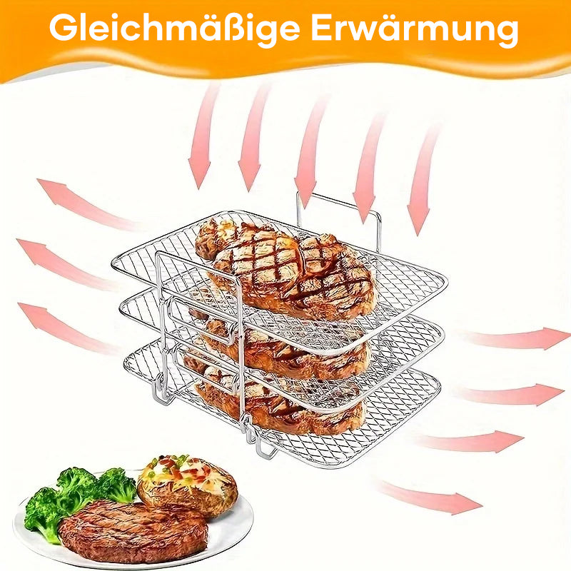 SteelStack - Mehrschichtiger Edelstahlgrill [Letzter Tag Rabatt]