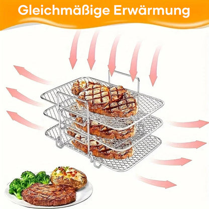 SteelStack - Mehrschichtiger Edelstahlgrill [Letzter Tag Rabatt]