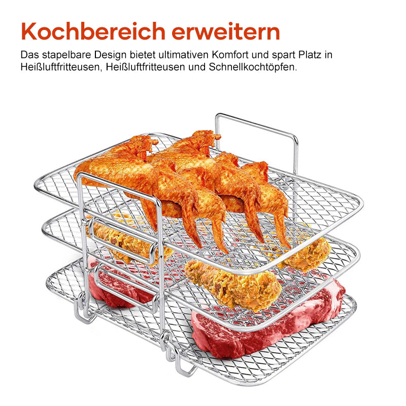 SteelStack - Mehrschichtiger Edelstahlgrill [Letzter Tag Rabatt]