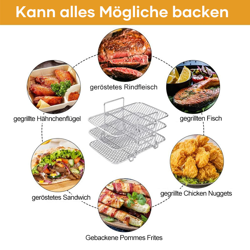 SteelStack - Mehrschichtiger Edelstahlgrill [Letzter Tag Rabatt]