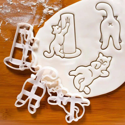 PurrfectBake - Niedliche Katze Keksform DIY Backen Dekoration Werkzeug [Letzter Tag Rabatt]