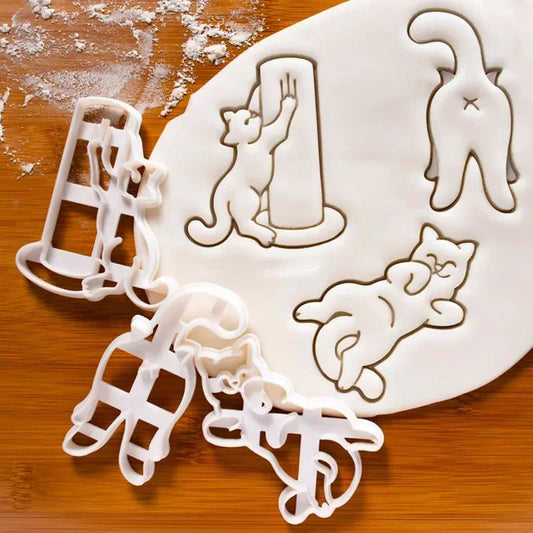 PurrfectBake - Niedliche Katze Keksform DIY Backen Dekoration Werkzeug [Letzter Tag Rabatt]