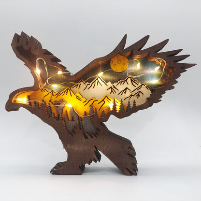 WoodenCrafts - Kreative Wald Tier Dekoration