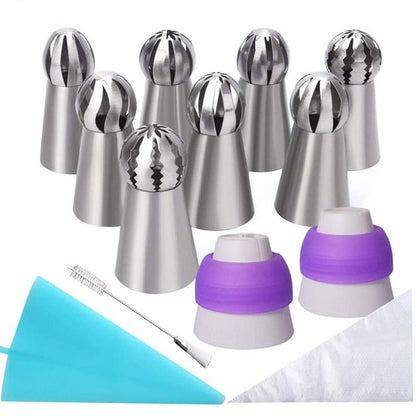 PerfectCake - Russische Kugelpipette, 9-teilig
