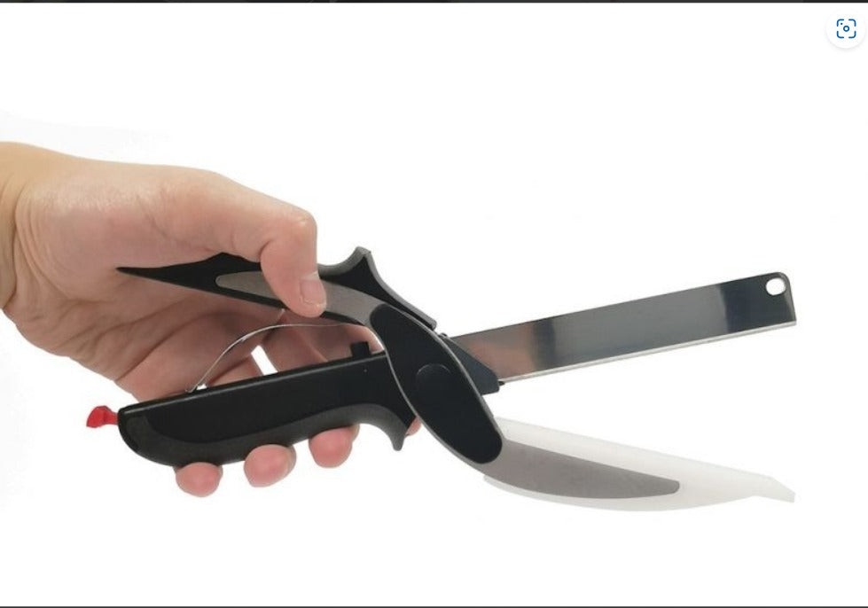 1+1 GRATIS | CleverCutter - 2 in 1 Küchenschere aus Edelstahl [Letzter Tag Rabatt]