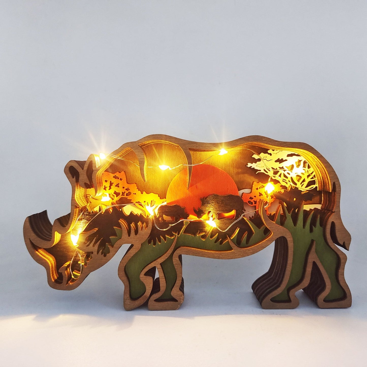 WoodenCrafts - Kreative Wald Tier Dekoration
