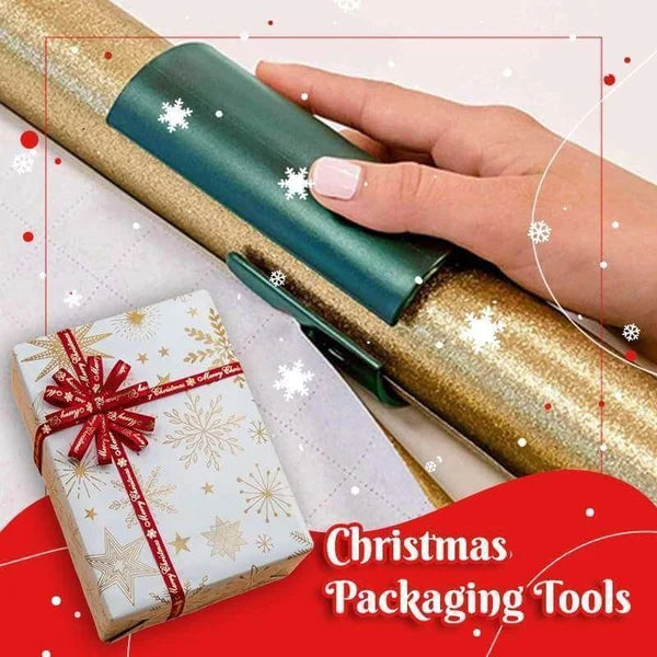 1+1 GRATIS | FestiveWrap - Geschenkpapierschneider für Weihnachten [Letzter Tag Rabatt]