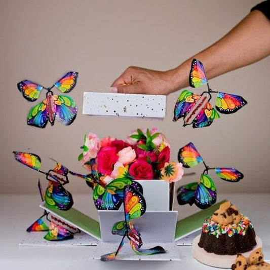 50% RABATT | FlyingButterfly - Fliegende Schmetterlinge Überraschungsexplosion Geschenkbox [Letzter Tag Rabatt]