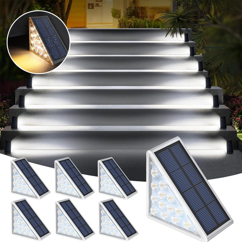 StepLights - LED-Treppenbeleuchtung, solar und wasserdicht [Letzter Tag Rabatt]