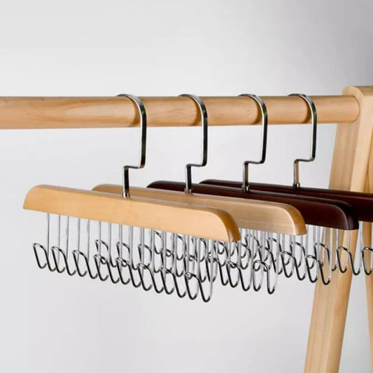 2+1 GRATIS | WoodenHang - Massivholz-Schrank-Organizer [Letzter Tag Rabatt]