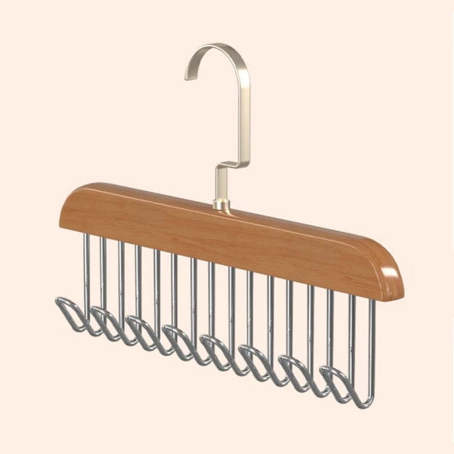 2+1 GRATIS | WoodenHang - Massivholz-Schrank-Organizer [Letzter Tag Rabatt]