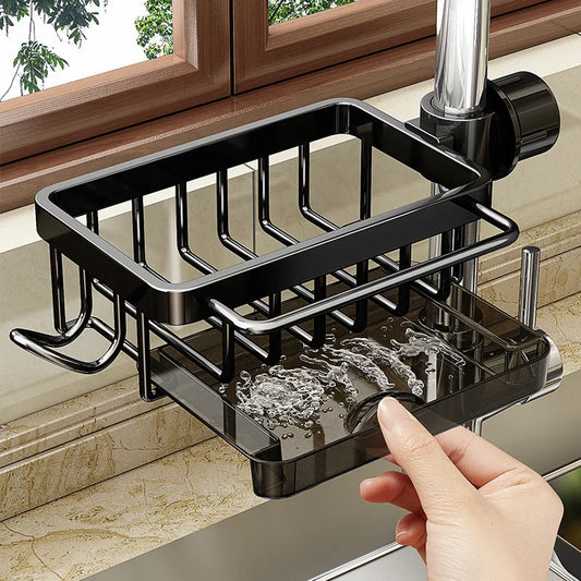 CleanTray - Spülbecken-Organisator aus Aluminium [Letzter Tag Rabatt]